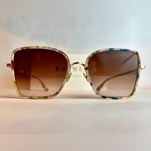KREWE Sunglasses - JOLENE - 18K Titanium + Glace